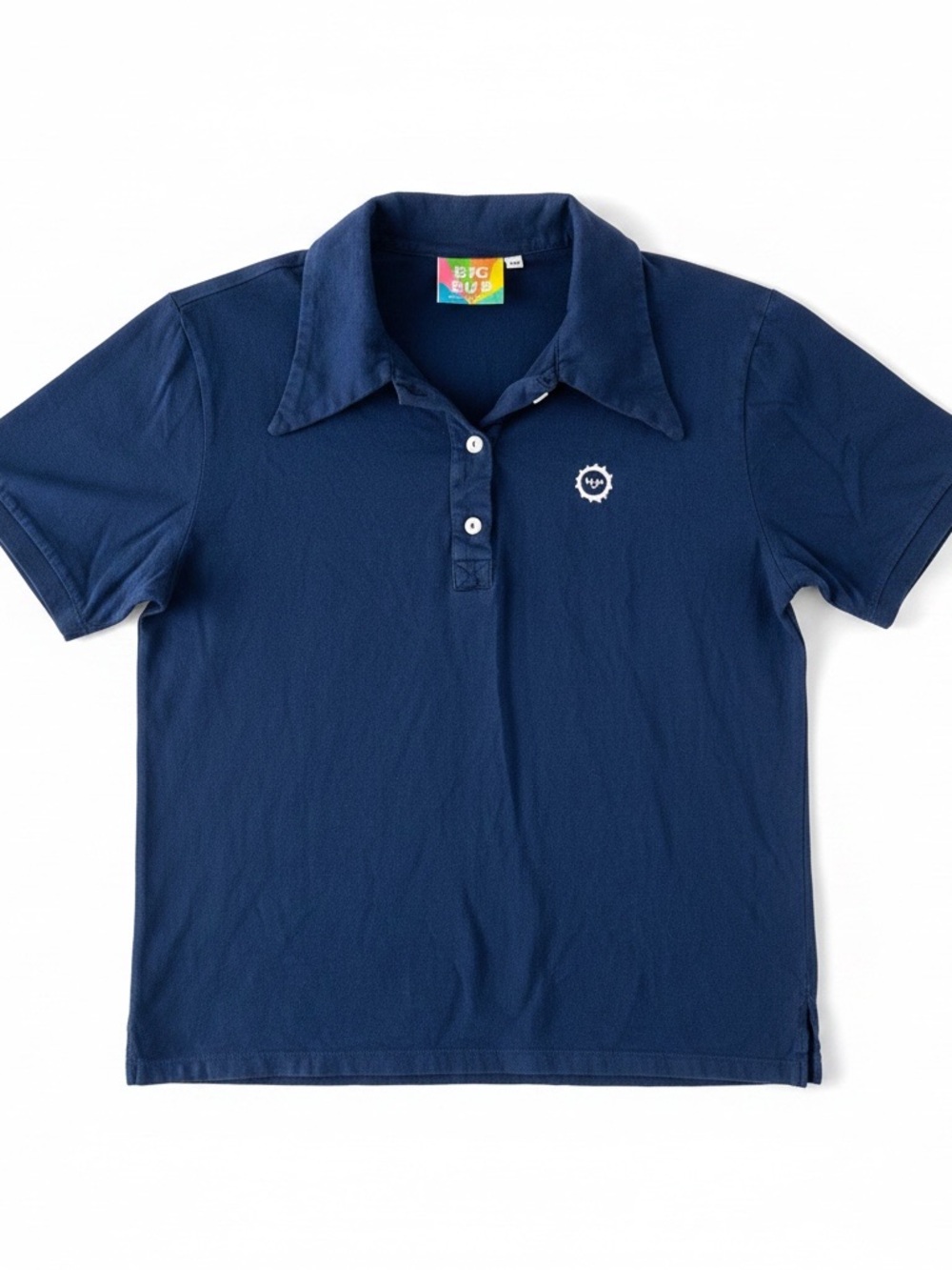 Big Bud Press Navy 💯 Cotton Polo Shirt
